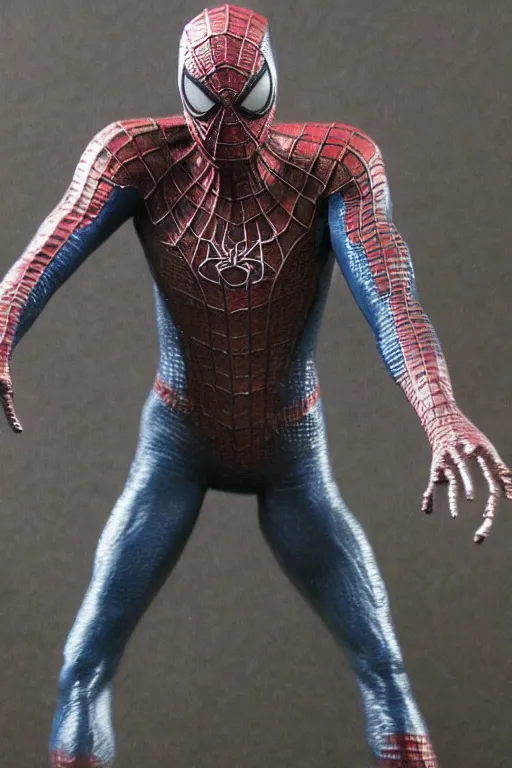 Image similar to 35mm photo of creepy spiderman mutant monster, photorealistic, detailed, horror