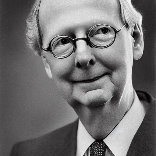 Prompt: portrait of mitch mcconnell as a turtle, martha greta kempton