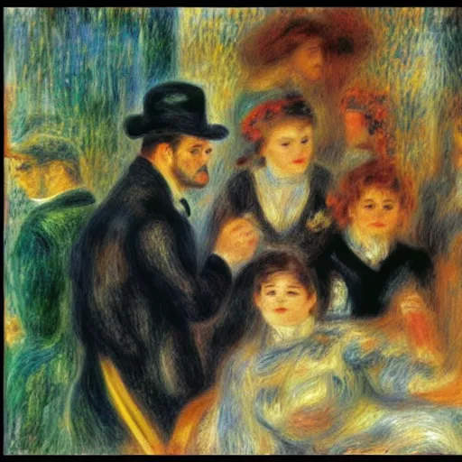 Prompt: C. Elegans Parkinson\'s disease in the style of Renoir