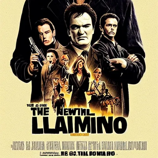 Prompt: the poster of the new movie to come from quentin tarantino