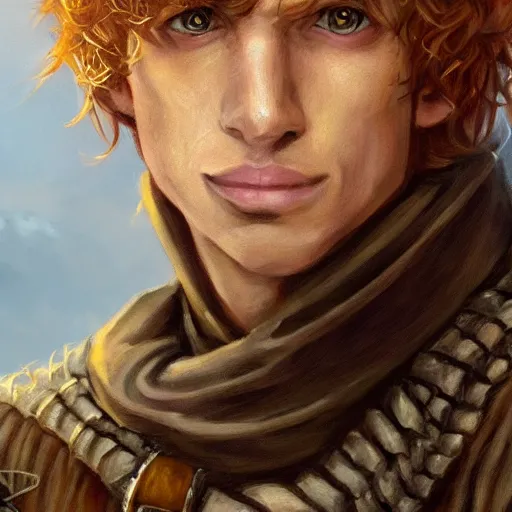 Image similar to a portrait of kvothe from kingkiller chronicle, photorealistic, award winning, hd wallpaper, artstation