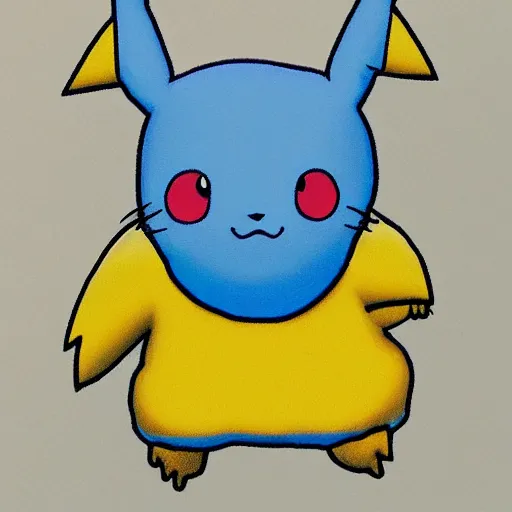 Image similar to a cloud Pikachu