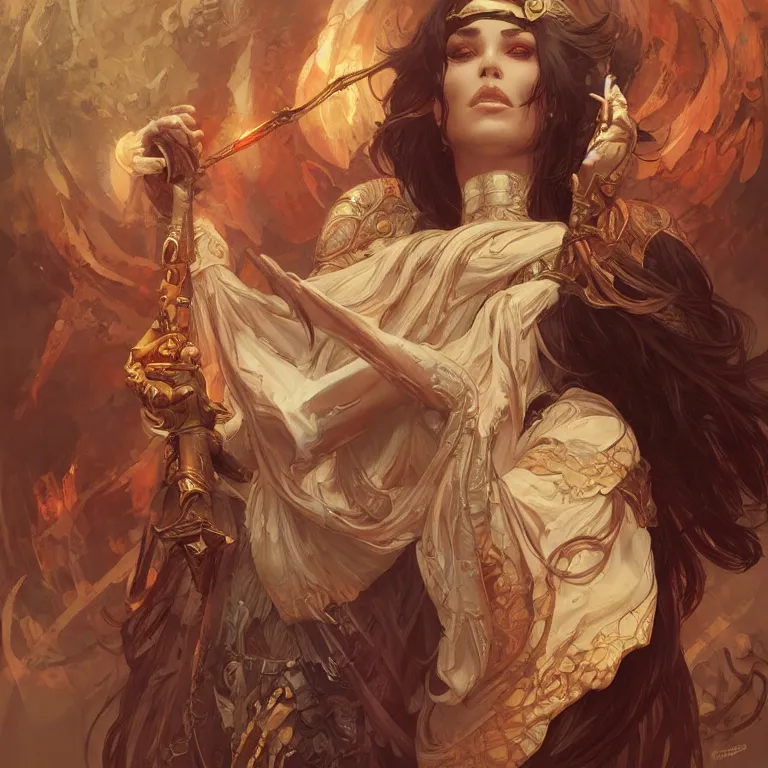 Prompt: god of death, D&D, fantasy, highly detailed, digital painting, artstation, smooth, sharp focus, illustration, art by artgerm and greg rutkowski and alphonse mucha