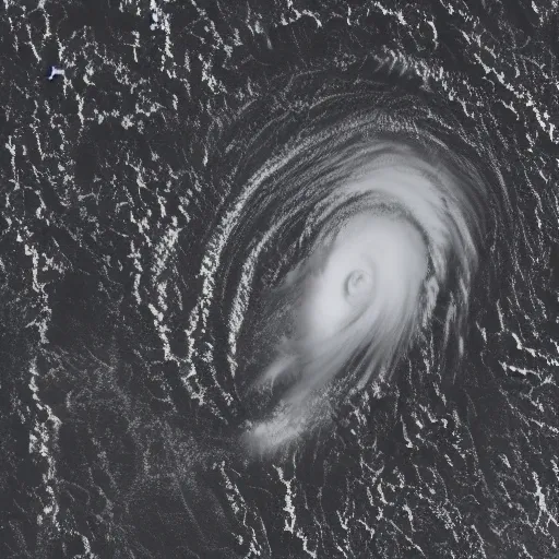 Prompt: “ a ziggurat to space, in the eye of a hurricane as seen from 5 km. 1 0 0 megapixel. ”