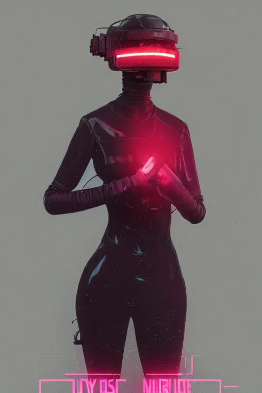 Prompt: full body alyx vance, blade runner 2 0 4 9, scorched earth, cassette futurism, modular synthesizer helmet, the grand budapest hotel, glow, digital art, artstation, pop art, by hsiao - ron cheng