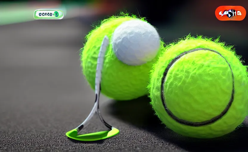 Prompt: tennis ball monster, tennis ball monster highly detailed, extremely high quality, hd, 4 k, 8 k, professional photographer, 4 0 mp, lifelike, top - rated, award winning, cinematic, realistic, detailed lighting, detailed shadows, sharp, no blur, edited, corrected, trending