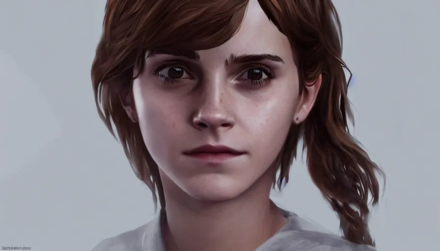 Prompt: Emma Watson in Life Is Strange, hyperdetailed, artstation, cgsociety, 8k