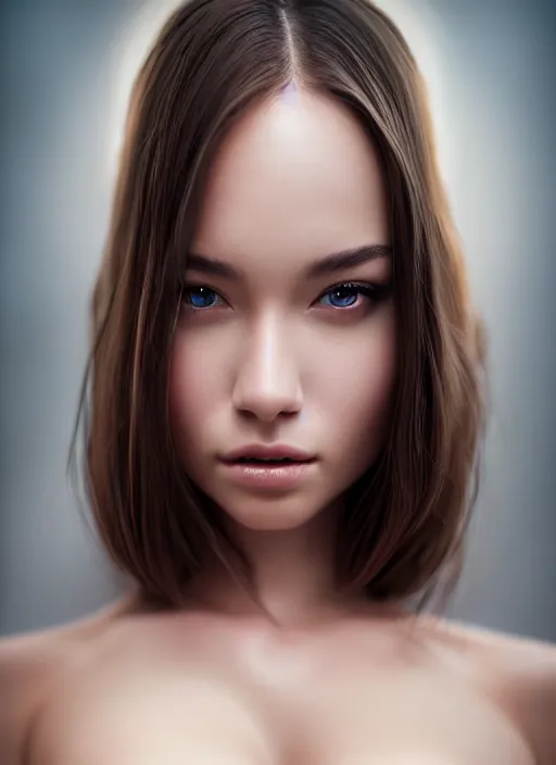 Image similar to a gorgeous female photo, professionally retouched, soft lighting, realistic, smooth face, full body shot, torso, dress, perfect eyes, wide angle, sharp focus on eyes, 8 k high definition, insanely detailed, intricate, elegant, art by artgerm and jason chan and mark litvokin