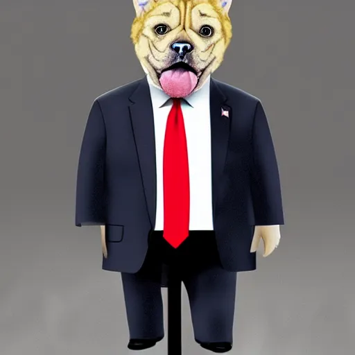 Image similar to donald trump as a dog