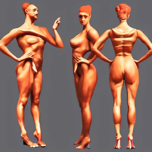 Prompt: seinfeld body paint human form detailed photography vector cutout zbrush