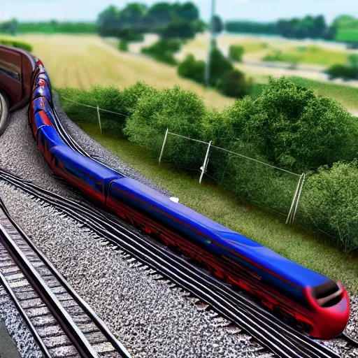 Prompt: world train driving championship, ultra realistic, uhd, 8 k, cinematic, golden hour, beautiful