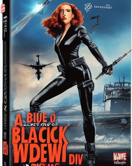Image similar to 'attack of the giant black widow!' blu-ray DVD case still sealed in box, ebay listing