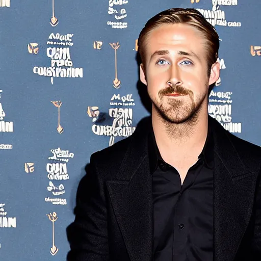 Image similar to ryan gosling in style cartoon arcane