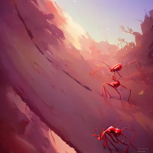 Image similar to ant, behance hd artstation by jesper ejsing by rhads, makoto shinkai and lois van baarle, ilya kuvshinov, ossdraws