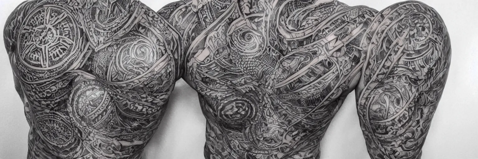 Image similar to intricate tattoos design pattern for bikers