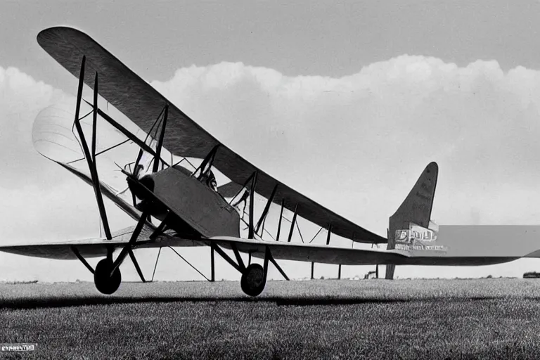 Prompt: still photo of the wright brothers taking off an airplane for the first time, black and white color photograph, highly detailed, photorealistic shot, bright studio setting, studio lighting, crisp quality and light reflections, unreal engine 5 quality render