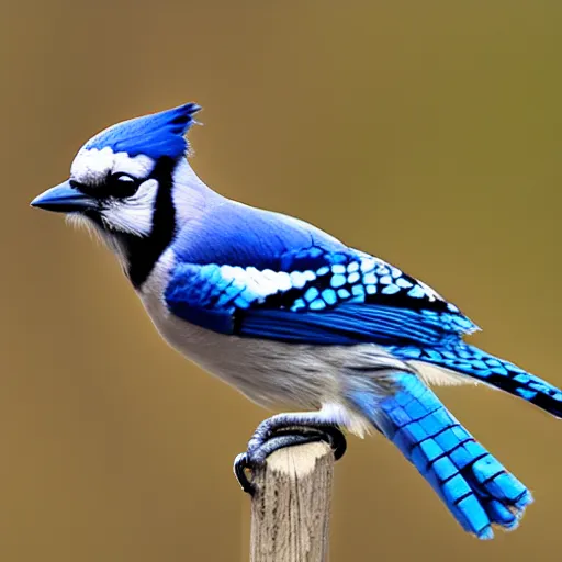 Prompt: a blue jay.