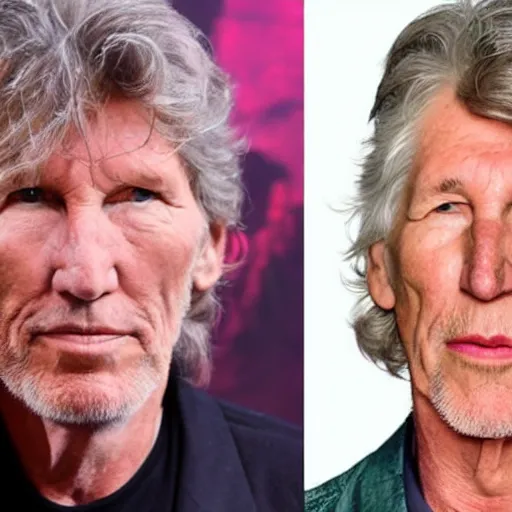 Image similar to Roger Waters looking shocked with the top text Roger and the bottom text Marbles, r/pinkfloydcirclejerk meme, Realistic, HDR, Clear Image, dynamic lighting