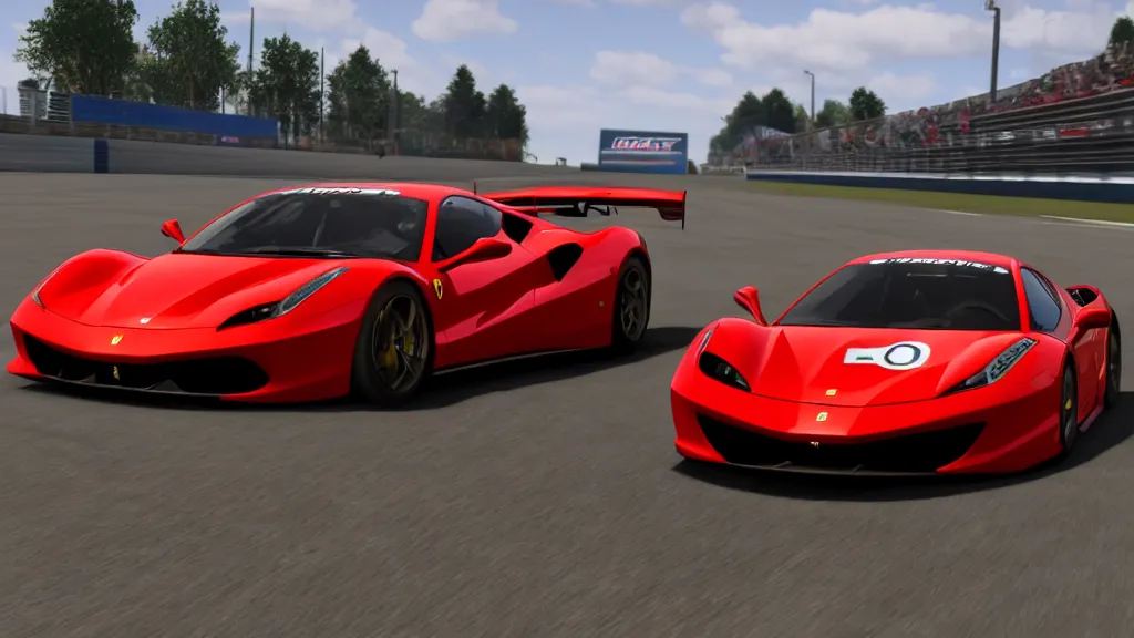 Image similar to forza motorsport screenshot of a ferrari