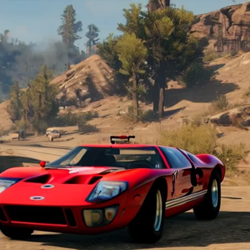 Image similar to ford gt 4 0 in red dead redemption 2