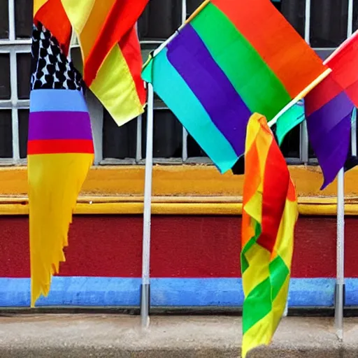 Image similar to pride flags