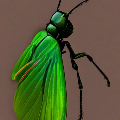 Image similar to rose chafer in studio lighting digital art