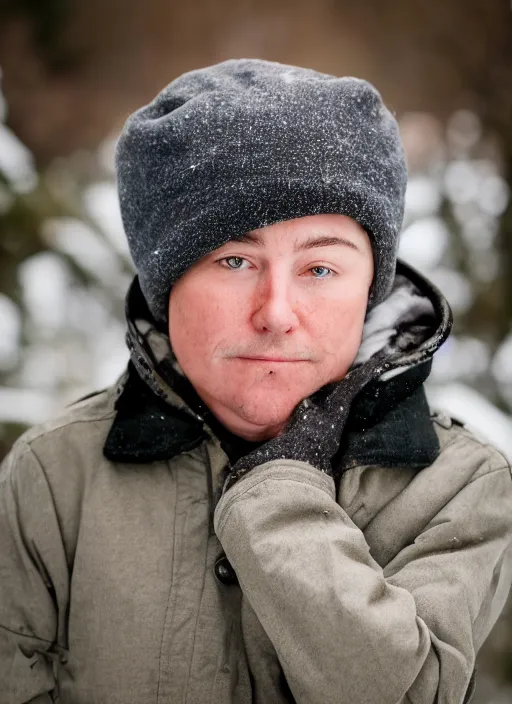 Image similar to portrait photo still of real life stan marsh, 8 k, 8 5 mm, f. 1 4