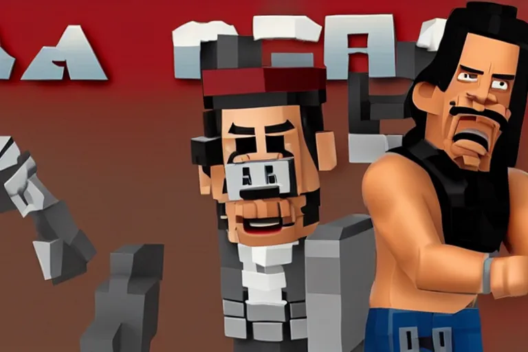 Image similar to danny trejo in roblox