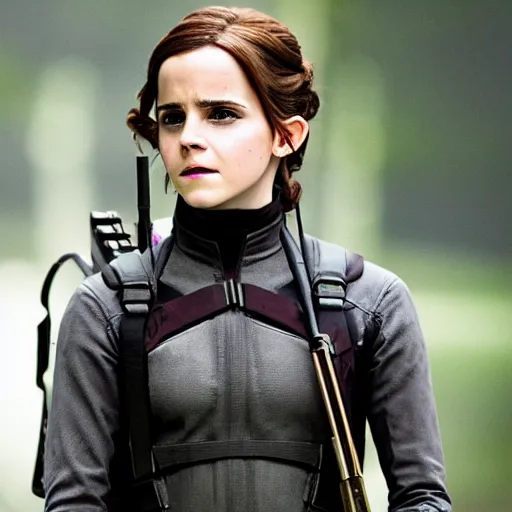 Image similar to still of emma watson in the hunger games