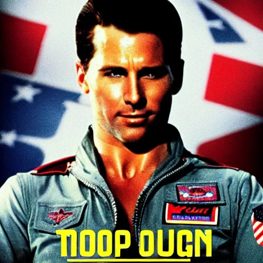 Prompt: movie poster for top gun, hungarian movie poster style