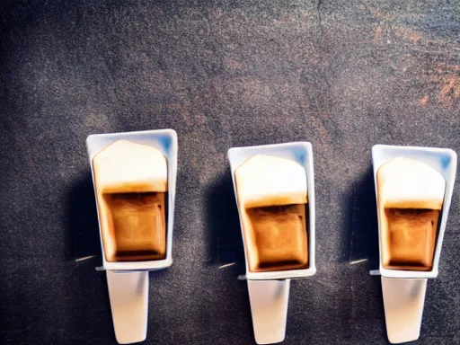 Image similar to professional quality stock photography of beautifully displayed espresso