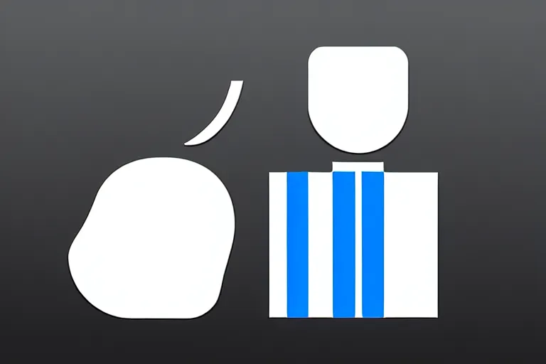 Prompt: minimalist social networking avatar