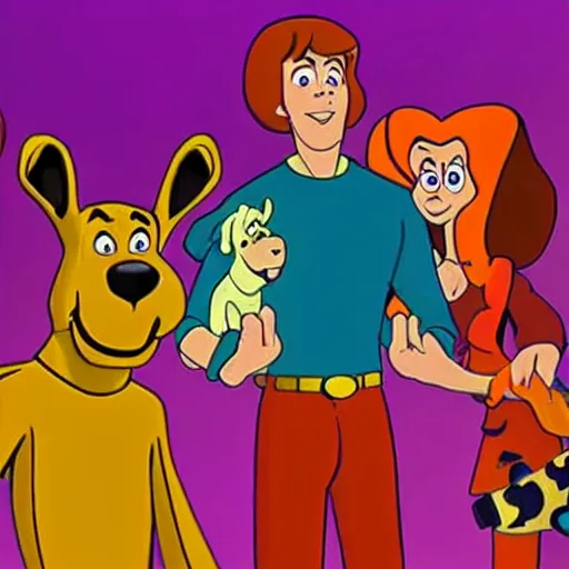 Prompt: Scooby Doo at the movies