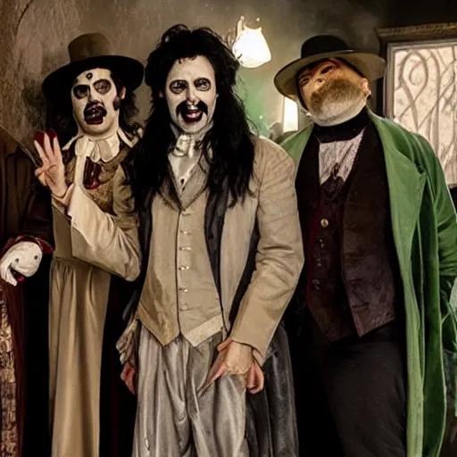 Prompt: what we do in the shadows