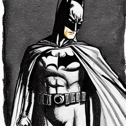 Prompt: batman drawn in ancient notebook, detailed information, sketch style, leonardo davinci,