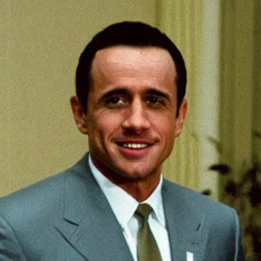 Prompt: photo of Rambo as USA president