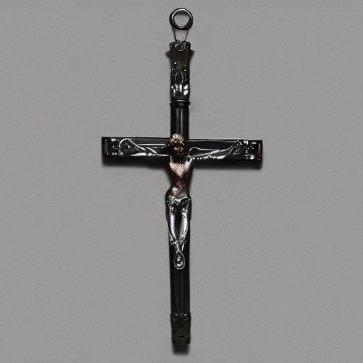 Prompt: crucifix dagger