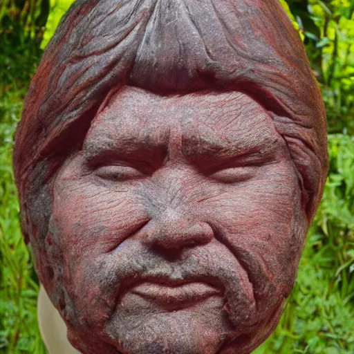 Prompt: matt berry with a watermelon carved like matt berry's face for a head, wide shot, photo realistic, realistic lighting, realistic shadows