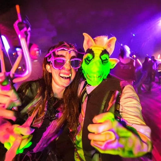 Image similar to goblin rave, photo