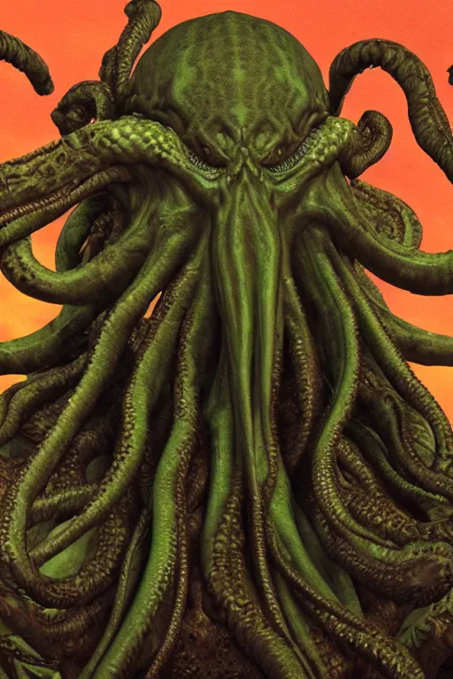 Image similar to a portrait of Cthulhu, ultra realistic, 8K,