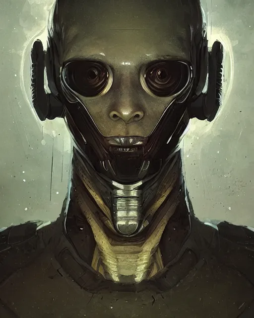 Image similar to detailed portrait alien, elite, by Ismail inceoglu dragan bibin hans thoma greg rutkowski Alexandros Pyromallis Nekro Rene Maritte Illustrated, Perfect face, fine details, realistic shaded, fine-face, pretty face