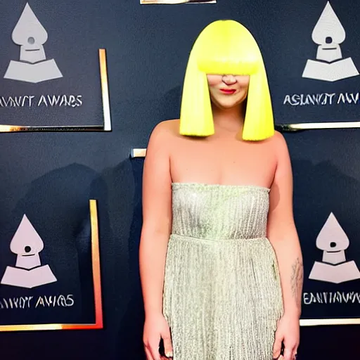 Image similar to Sia Furler red carpet