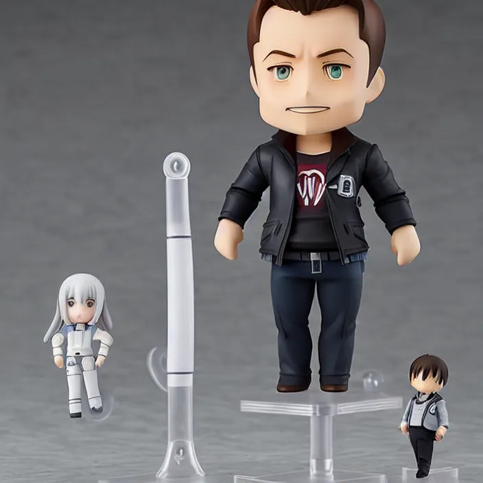 Image similar to elon musk, an anime nendoroid of elon musk, figurine, detailed product photo