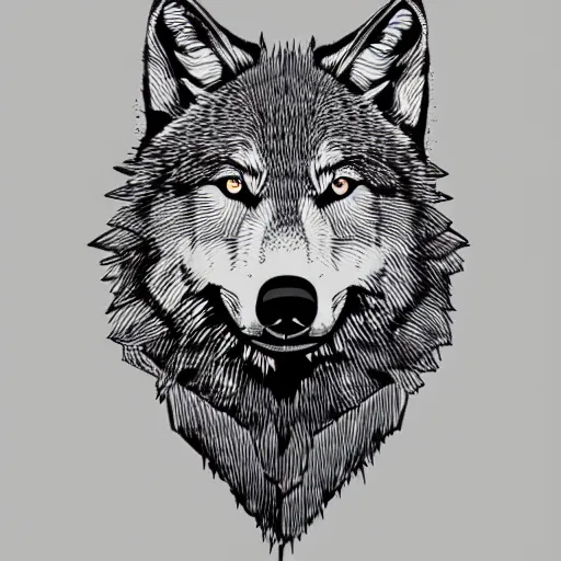 Wolf pencil portrait | Wolf Amino Amino