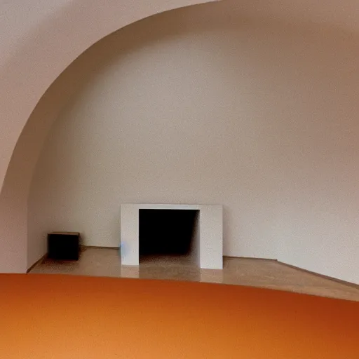 Prompt: james turrell style interior