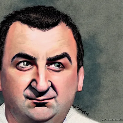 Image similar to Mike Stoklasa Stoklasa Stoklasa from Red Letter Media, bored , beautiful trending detailed photorealistic