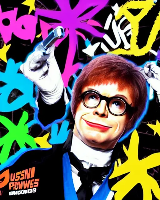 Image similar to austin powers as a 2 0 0 0's newgrounds flash animation