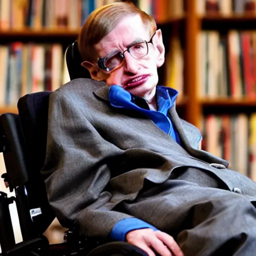 Image similar to steven hawking doing the griddy