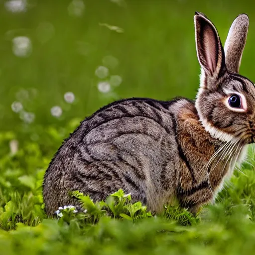 Image similar to a bunny - cat, wildlife photography