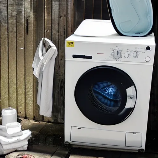 Prompt: a washin machine washin machine